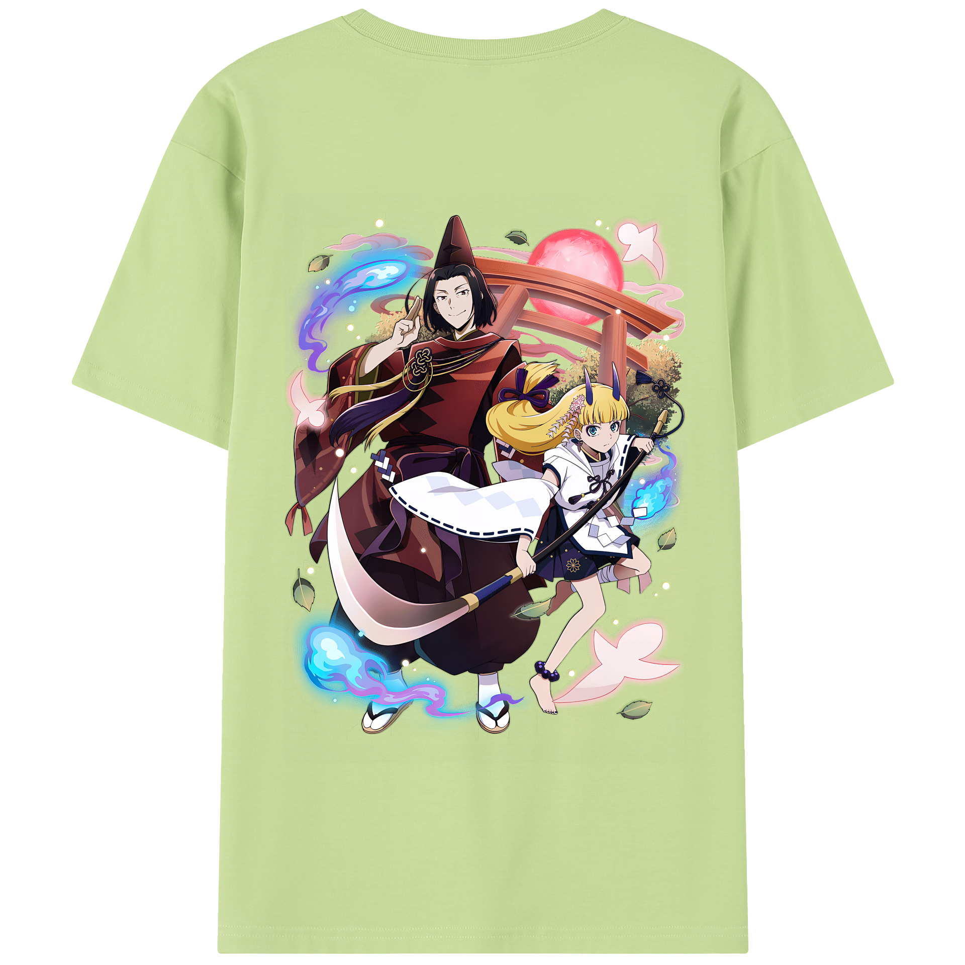 （画像用） 文豪ストレイドッグス Bungo Stray Dogs 綿100％半袖Tシャツ（背面プリント）